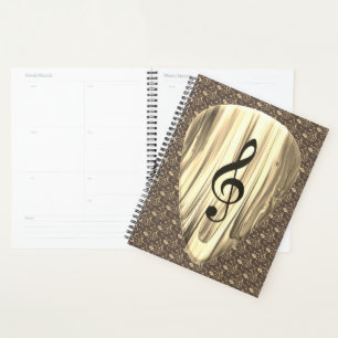Personalised Music Note Guitar Pick Planner