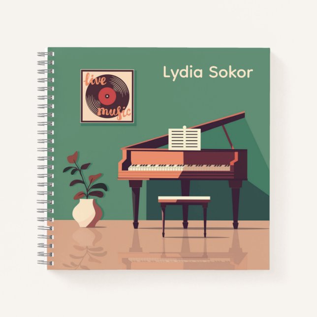 Personalised Music Notebook (Front)