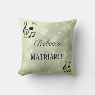 Personalised Musical Matriarch Mother Cushion