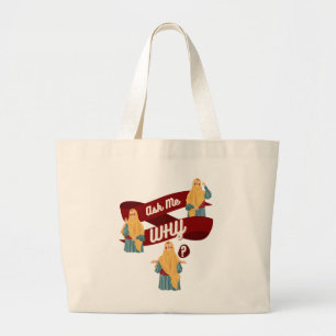 Personalised Muslimah “Ask me why” tote bag