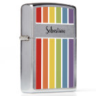 Personalised Muted Retro Colour Rainbow