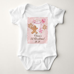 Personalised My 1st Christmas Baby Bodysuit