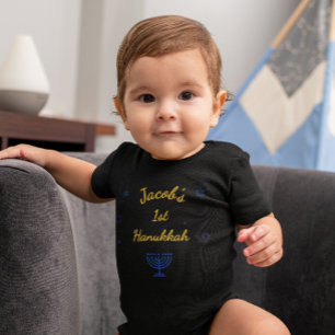 Personalised My 1st Hanukkah Baby Bodysuit