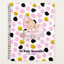 Personalised MY BABY MEMORIES - Rabbit Ballerina