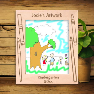 Personalised My Child's Artwork Etched Frames