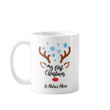 Personalised My First Christmas reindeer Baby