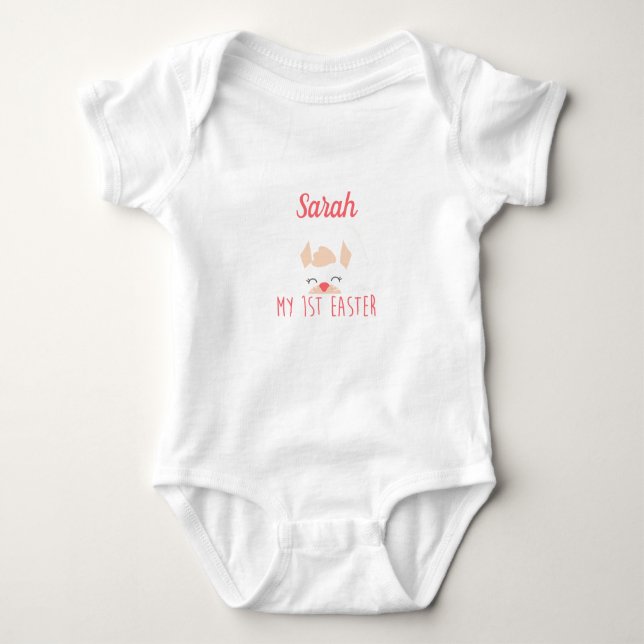 Personalised My First  Easter Baby Bodysuit (Front)