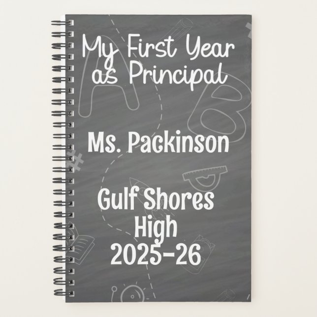 Personalised My First Year as Principal Planner (Front)