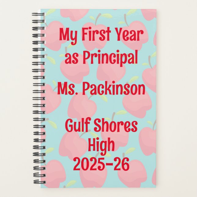 Personalised My First Year as Principal Planner (Front)
