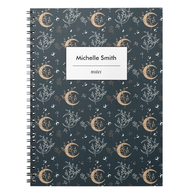Personalised Mystic Bohemian Notebook (Front)