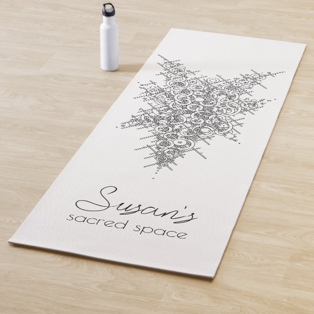 Personalised mystic “Name's Sacred Space” Yoga Mat (In Situ)