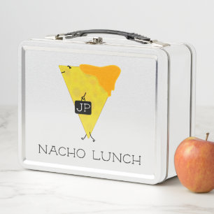 Personalised NACHO LUNCH Tortilla Chip with Cheese Metal Lunch Box
