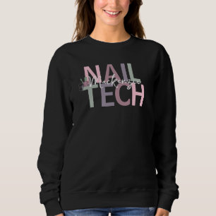 Personalised Nail Tech Sweatshirt
