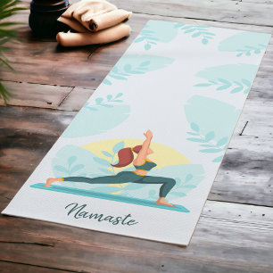 Personalised Namaste Design - Custom Fitness &  Yoga Mat