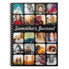 Personalised Name & 20 Photo Black