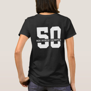 Personalised Name 50th Birthday Modern  T-Shirt