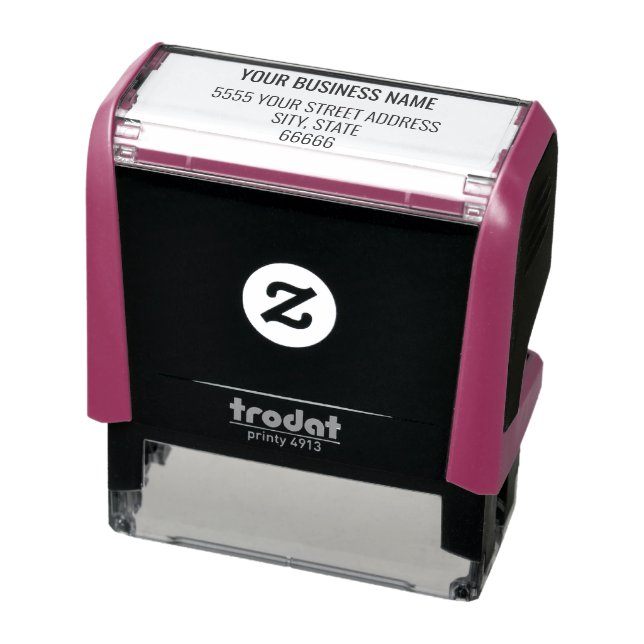 Personalised Name Address Self-inking Stamp (Product)