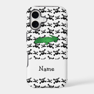 Personalised name alligator skulls pattern