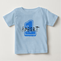 Personalised Name and Age Tshirt