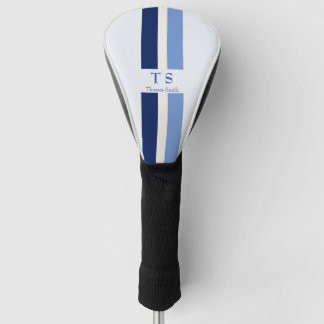 Personalised name and initial   golf head cover