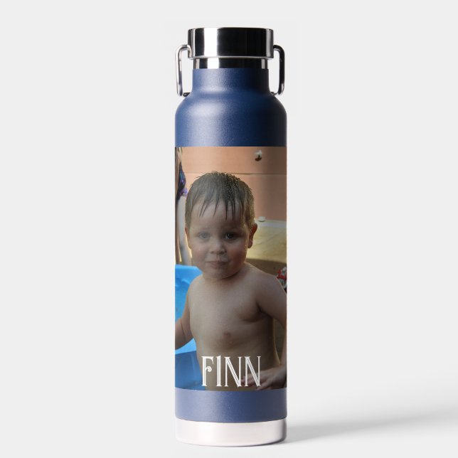Personalised Name and Photo  Water Bottle (Front)