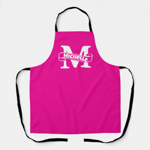 Personalised Name Apron - Custom Monogram Kitchen 