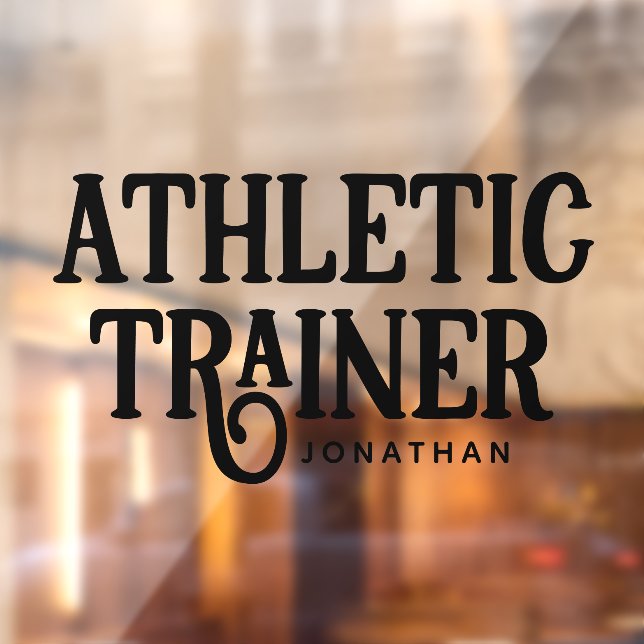 Personalised Name Athletic Trainer (Sheet 2)