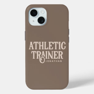 Personalised Name Athletic Trainer iPhone 15 Case