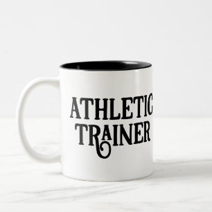 Personalised Name Athletic Trainer Two-Tone Coffee Mug