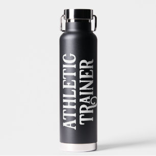 Personalised Name Athletic Trainer Water Bottle