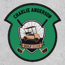 Personalised Name Badge GOLFER GOLF CLUB GOLFING