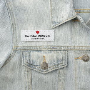 Personalised Name Badges   Engraved, Embroidered