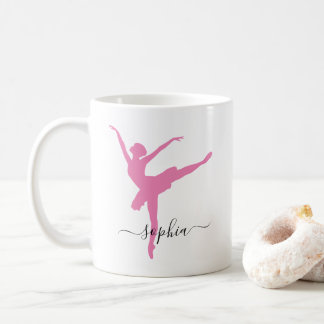 Personalised Name Ballerina Coffee Mug