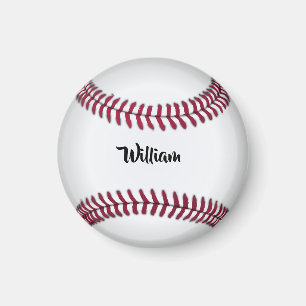 Personalised Name Baseball Magnet
