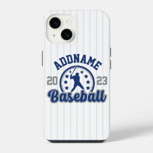 Personalised NAME Baseball Team Player Game iPhone 14 Case