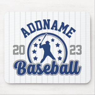 Personalised NAME Baseball Team Player Game Mouse Pad