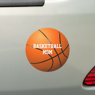 Personalised Name Basketball Mum Car Magnet