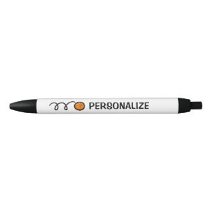 Personalised name basketball sports logo pen