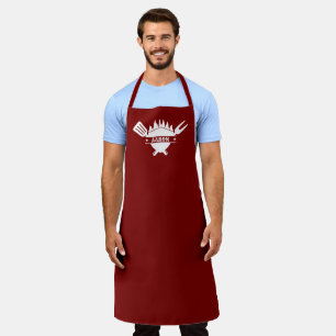 Personalised Name BBQ Grill Apron