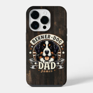 Personalised Name Berner Dog Dad - Bernese Daddy iPhone 14 Pro Case