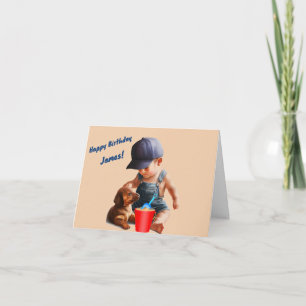 Personalised Name Birthday Card