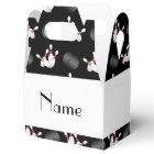 Personalised name black bowling pattern