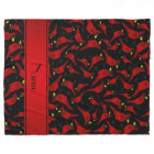 Personalised name black cardinals pattern