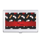 Personalised name black nurse pattern