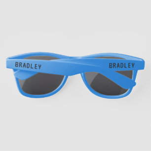 Personalised Name Black Summer Party Favour Sunglasses