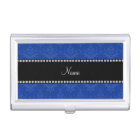 Personalised name Blue damask