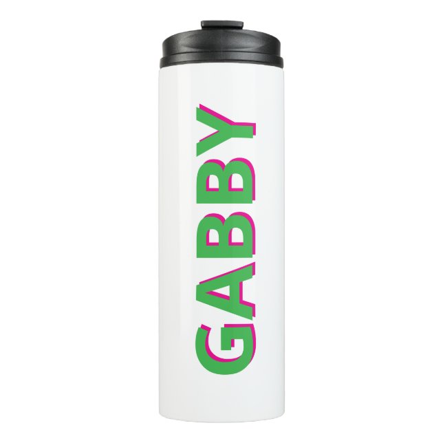 Personalised Name bottle - Custom Skinny birthday  (Front)