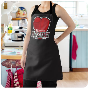 Personalised NAME Boxer Boxing Glove Prize Fighter Apron