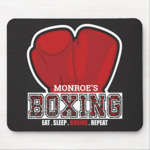 Personalised NAME Boxer Boxing Glove Prize Fighter Mouse Pad