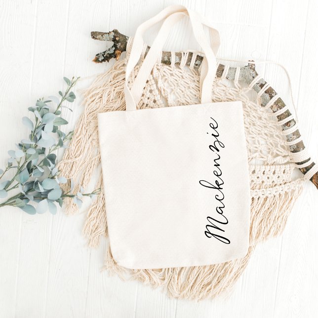 Personalised Name Bridesmaid Favours Bachelorette Tote Bag (Creator Uploaded)